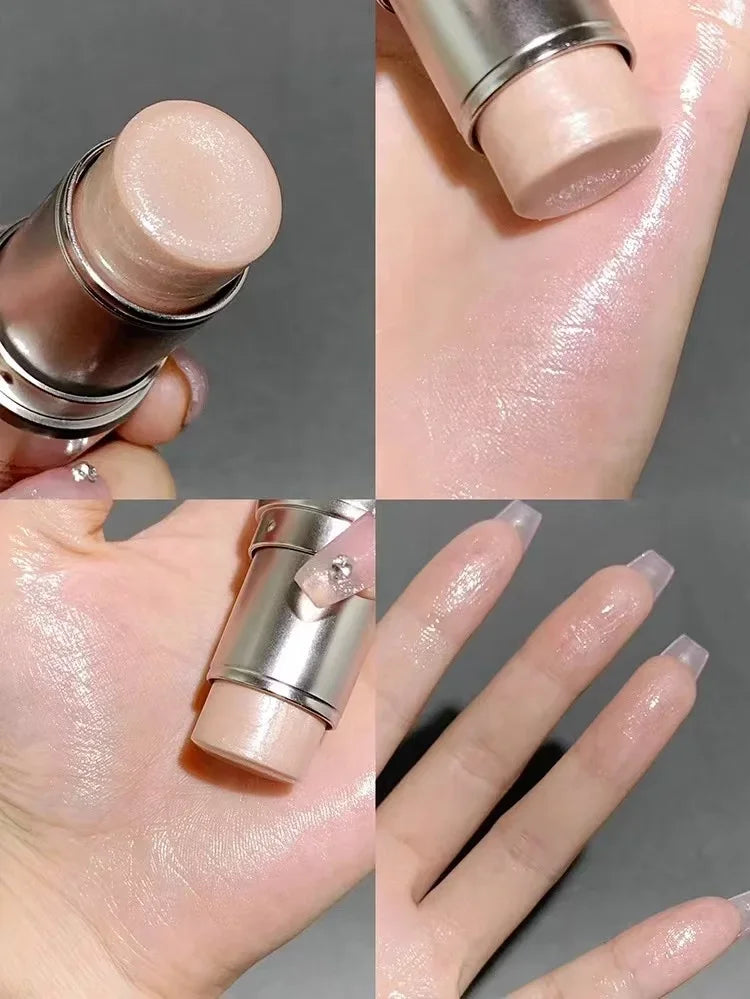 High Gloss Stick Highlighter Blush Water Light Shimmer Waterproof Face Contour Illuminator Brighten Contouring Rouge