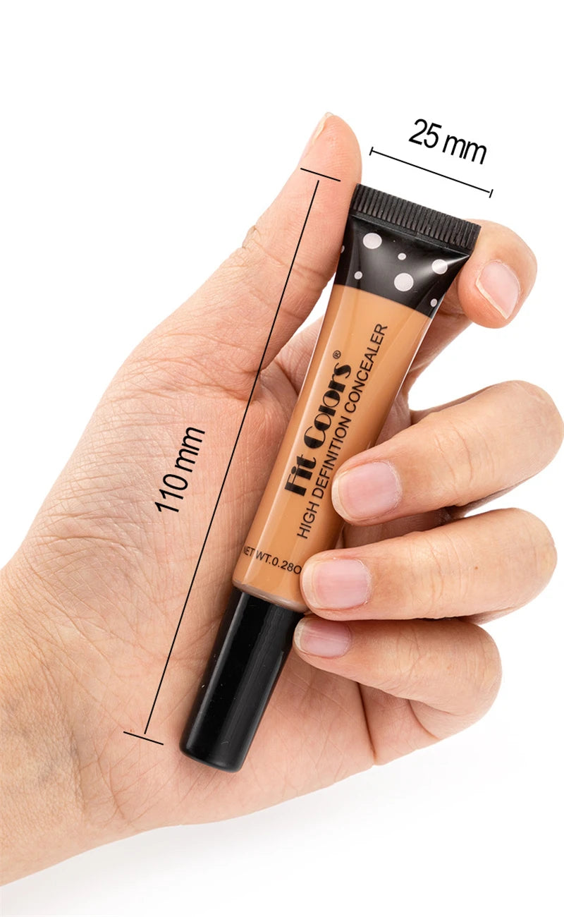 Full Cover Liquid Concealer 8 Color BB Cream Foundation Air-permeable Natural Brightening Makeup Eye Dark Circles Cream Cosmetic