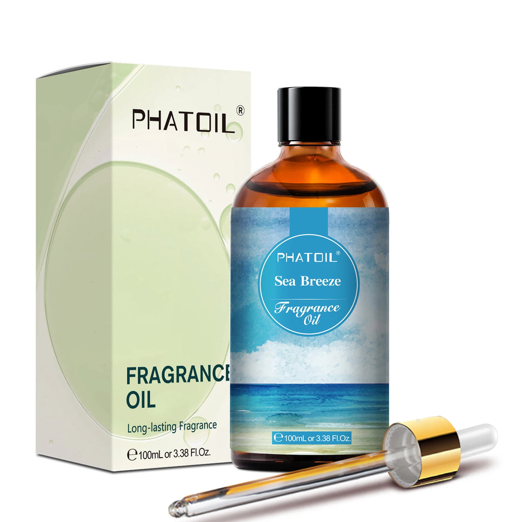 PHATOIL 10ml/100ml Aromatherapy Fragrance Oil Sea Breeze Japanese Magnolia Bubble Gum Baby Powder Angel 1PCS Fragrance Aroma Oil