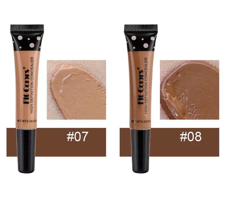 Full Cover Liquid Concealer 8 Color BB Cream Foundation Air-permeable Natural Brightening Makeup Eye Dark Circles Cream Cosmetic