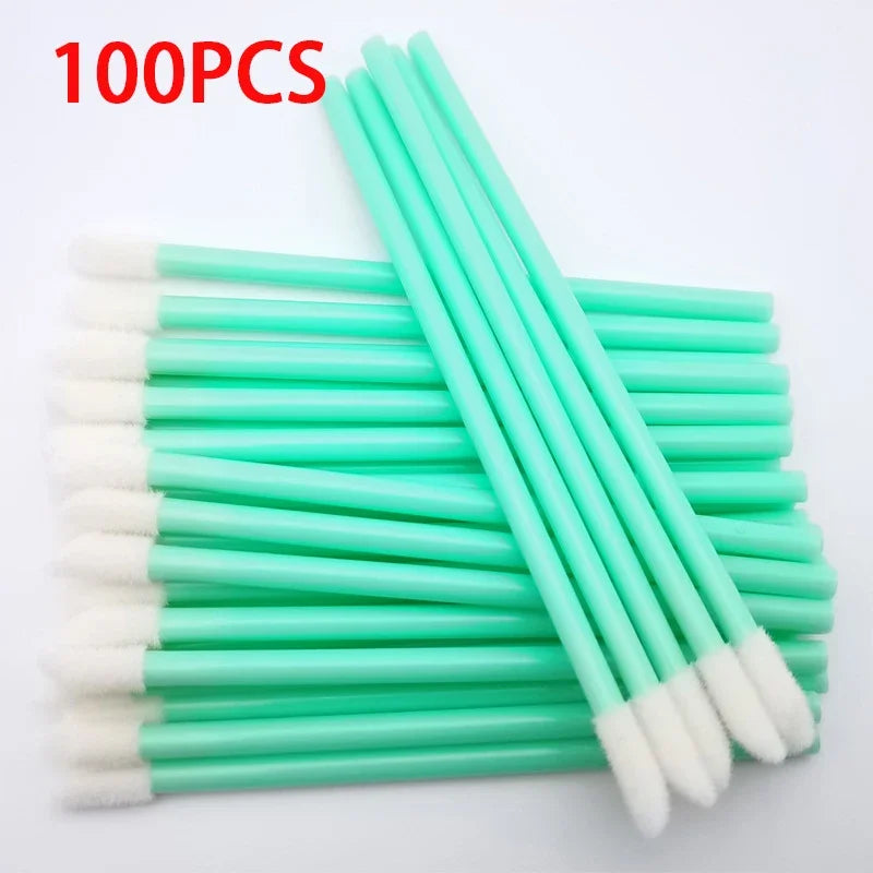 100Pcs Disposable Lip Brush Eyelash Extension Makeup Brushes Lash Extension Mascara Applicator Lipstick Wands Cosmetic Tools
