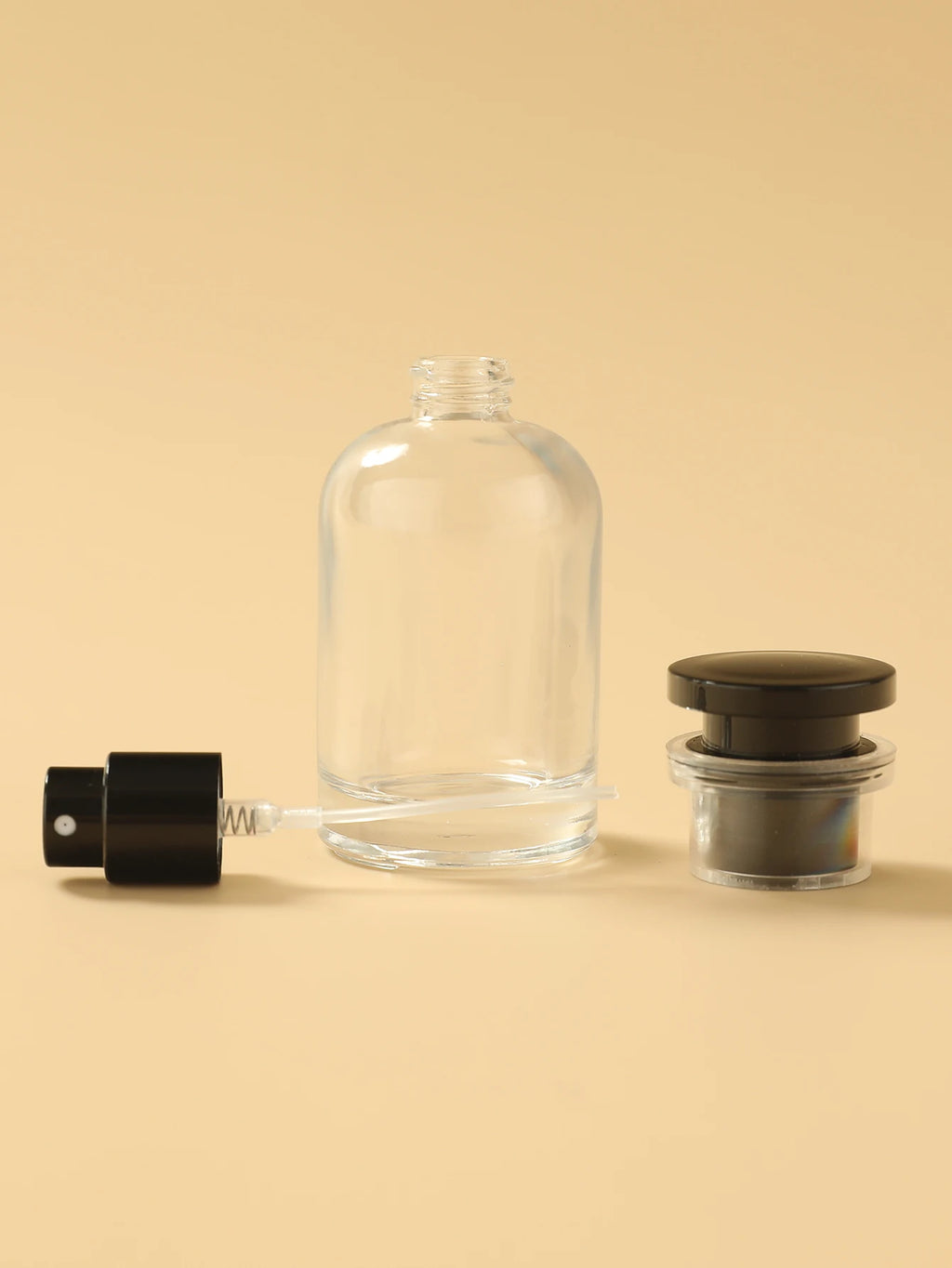 30ML Atomizer Perfume Spray Bottle For Travel Clear Empty Cologne Dispenser Portable Glass Sprayer For Toner Cosmetics