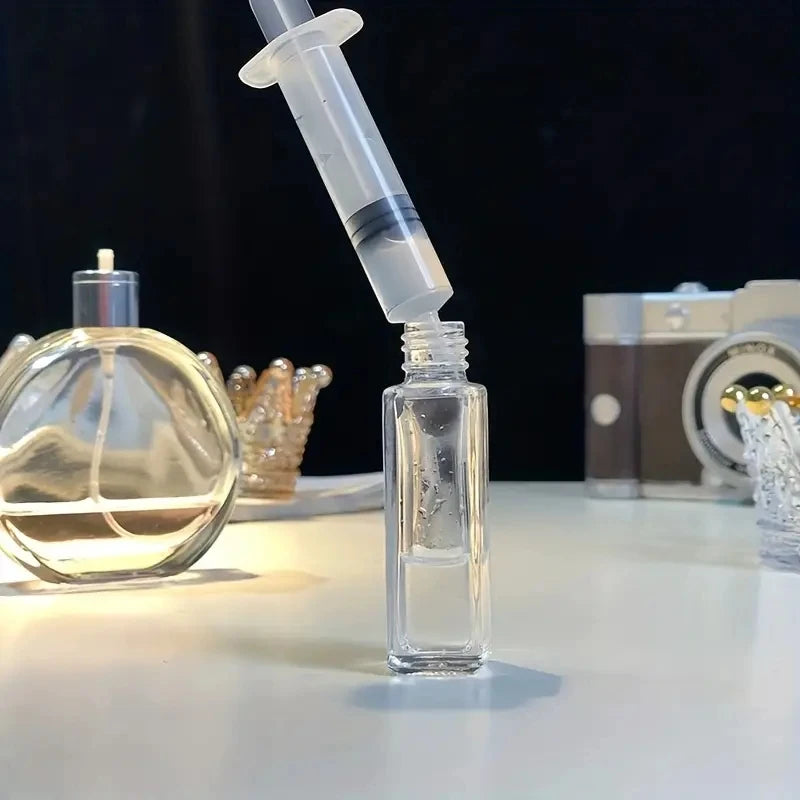 Precision 10ML Syringe Dispenser for Cosmetics and Fragrances - Leak-proof, clear measurement, ideal for precise water filling