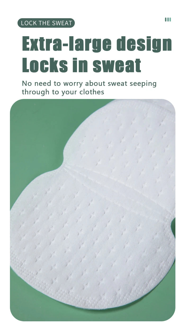 10-80Pcs Underarm Sweat Pads for Women and Men Fight Hyperhidrosis Comfortable Unflavored Non Visible Extra Adhesive Disposable
