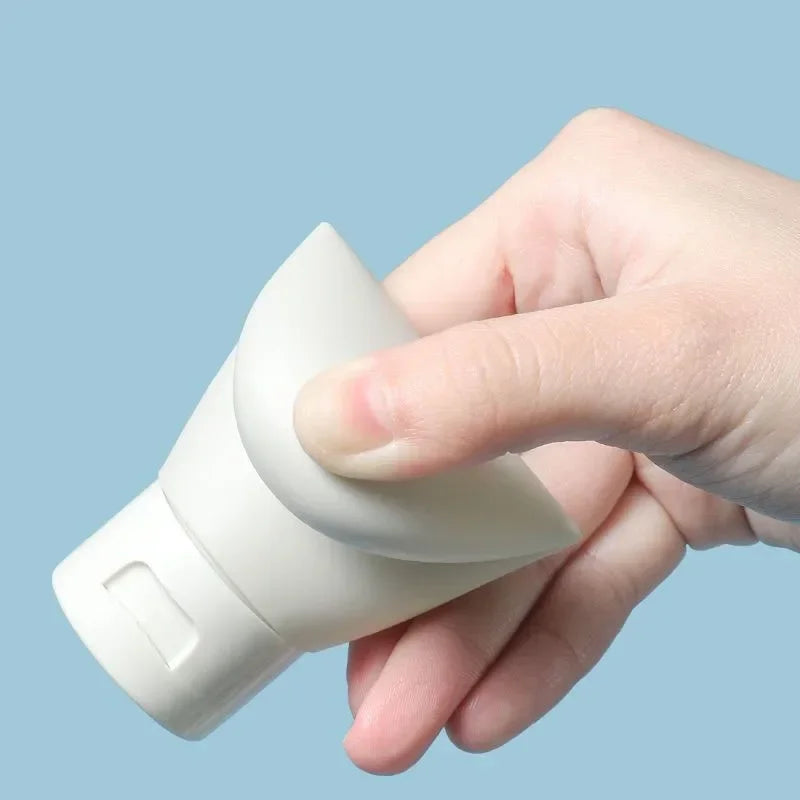 4Pcs/Set Refillable Bottle 60ml Soft Lotion Container Squeeze Tube Empty Bottle Portable Travel Shampoo Bottle