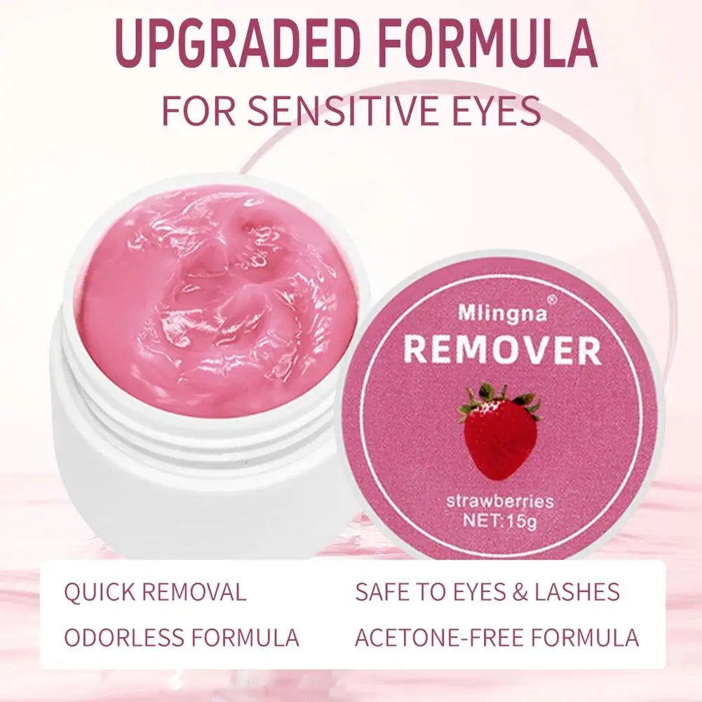 Eyelash Glue Remover CreamTransparent Professional Quick Unload Adhesive Zero Stimulation Remover Cream Makeup Tools