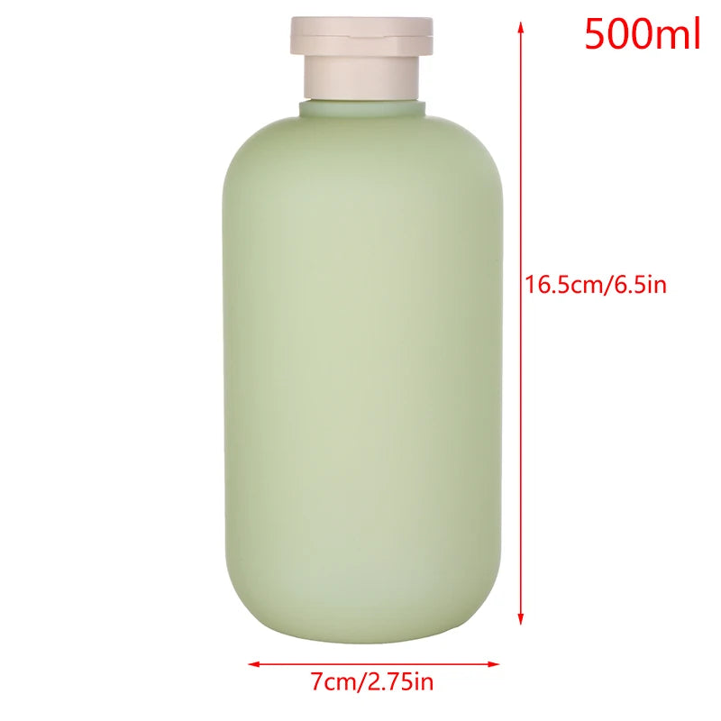 Green Grey Refillable Bottle Filp Lid Empty Plastic Hand Sanitizer Shampoo Lotion Bottles Cosmetic Cream Jars Travel Essentials