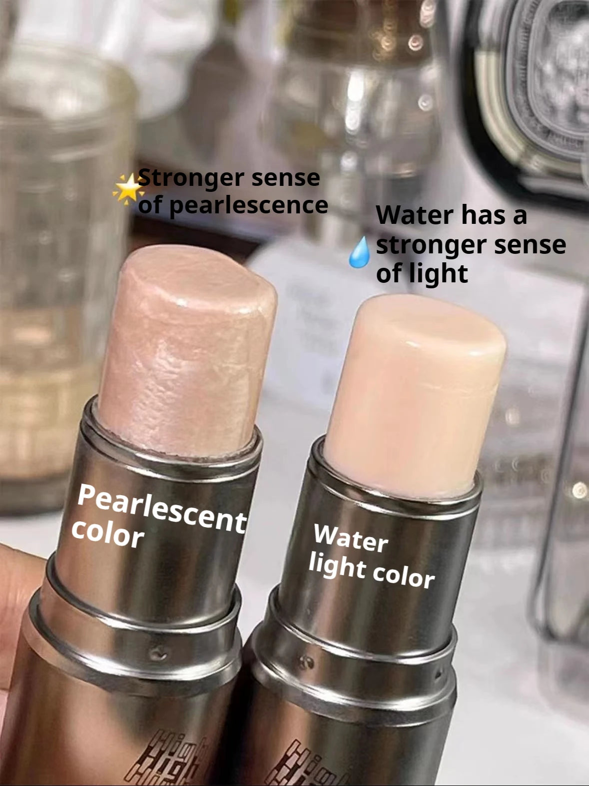High Gloss Stick Highlighter Blush Water Light Shimmer Waterproof Face Contour Illuminator Brighten Contouring Rouge