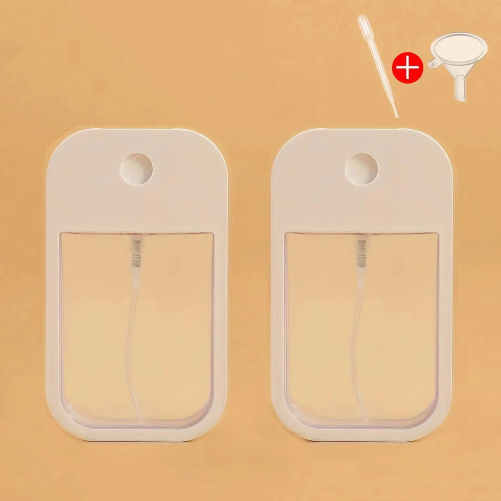Plastic Card Bottle Perfume White Pink Blue 45ml Water Mist Spray Bottle for Hand Sanitizer Oral Spray Sprayer
