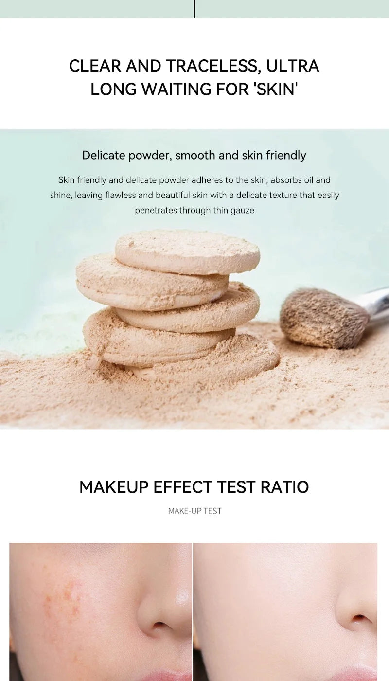 Setting Powder Miracle - Oil Control, Smooth Finish, Non-Cakey, Long-Lasting Wear with Waterproof and Sweat-Resistant Formula