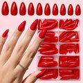 120 PCS Box Almond Shaped Pink Nail Piece White French Press On Nails Almond Shape Press On Nails Young Girls Acrylic Nails