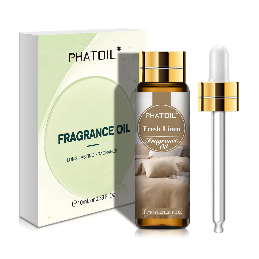 PHATOIL 10ml Fragrance Oil For Women Strawberry Peach Angel Sea Breeze Coconut & Vanilla Bubble Gum Aromatherapy Fragrance Oils