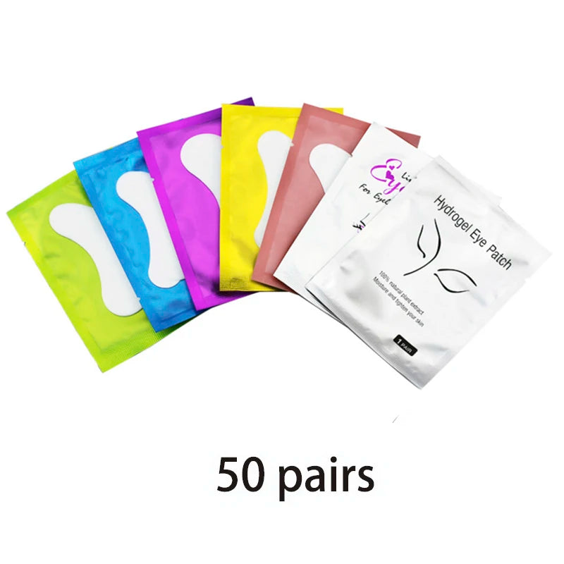 20/50/100pcs Eye Patches Eyelash Extension Under Eye Pads Makeup Eyelash Patches Tip Stickers Pads For Eyelash Extension Makeup