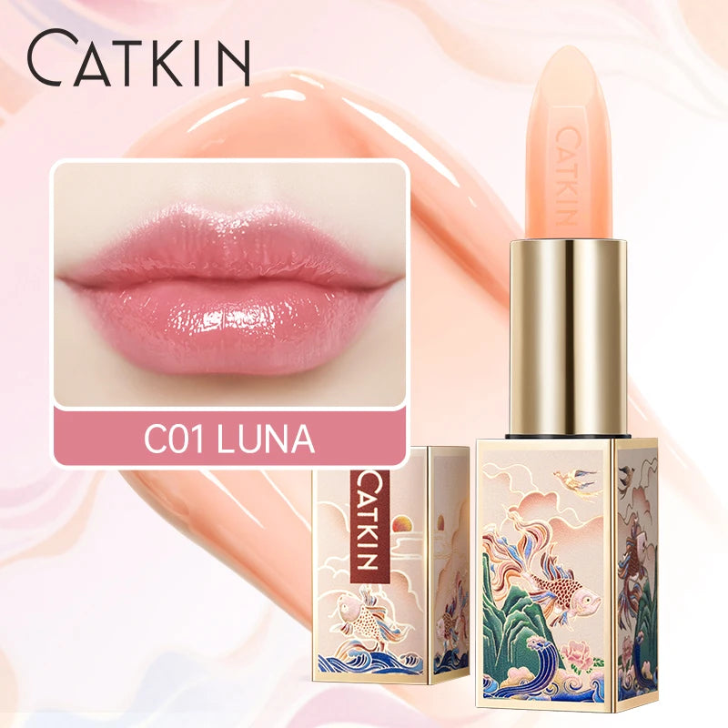 CATKIN SPARKLING LIP BALM MOONLIGHT COLOR-CHANGING LIP STICK - NEW SERIES
