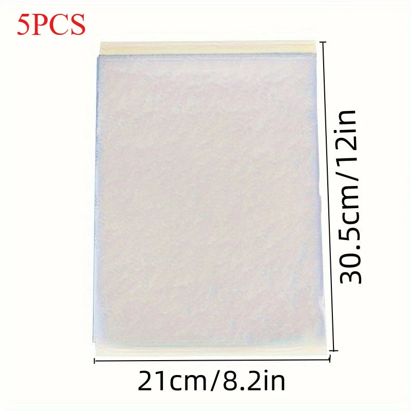 5/10PCS A4 Tattoo Transfer Paper Carbon Thermal Stencil Copy Tracing Paper Professional Tattoo Supplies Accessories