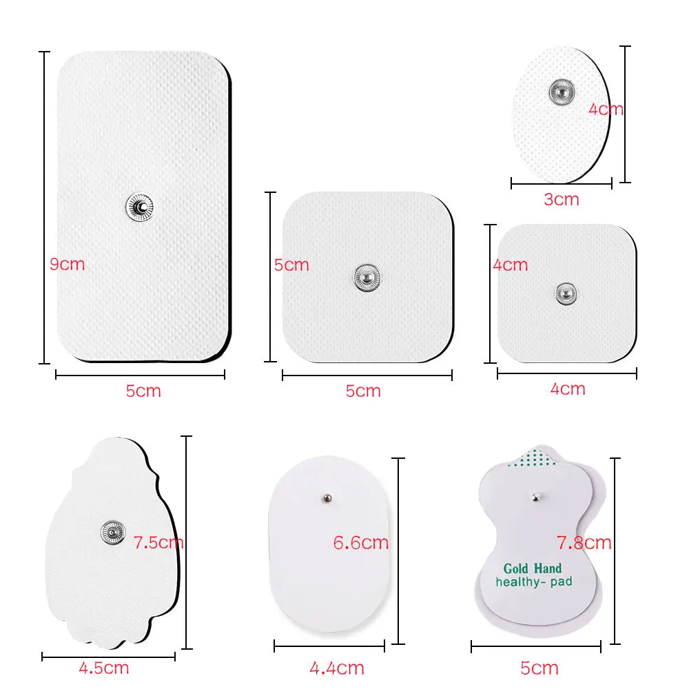 10/20PCS Electrode Pads Gel For Tens Acupuncture Massage Machine Slimming Pulse Ems Muscle Stimulator Massager Sticker