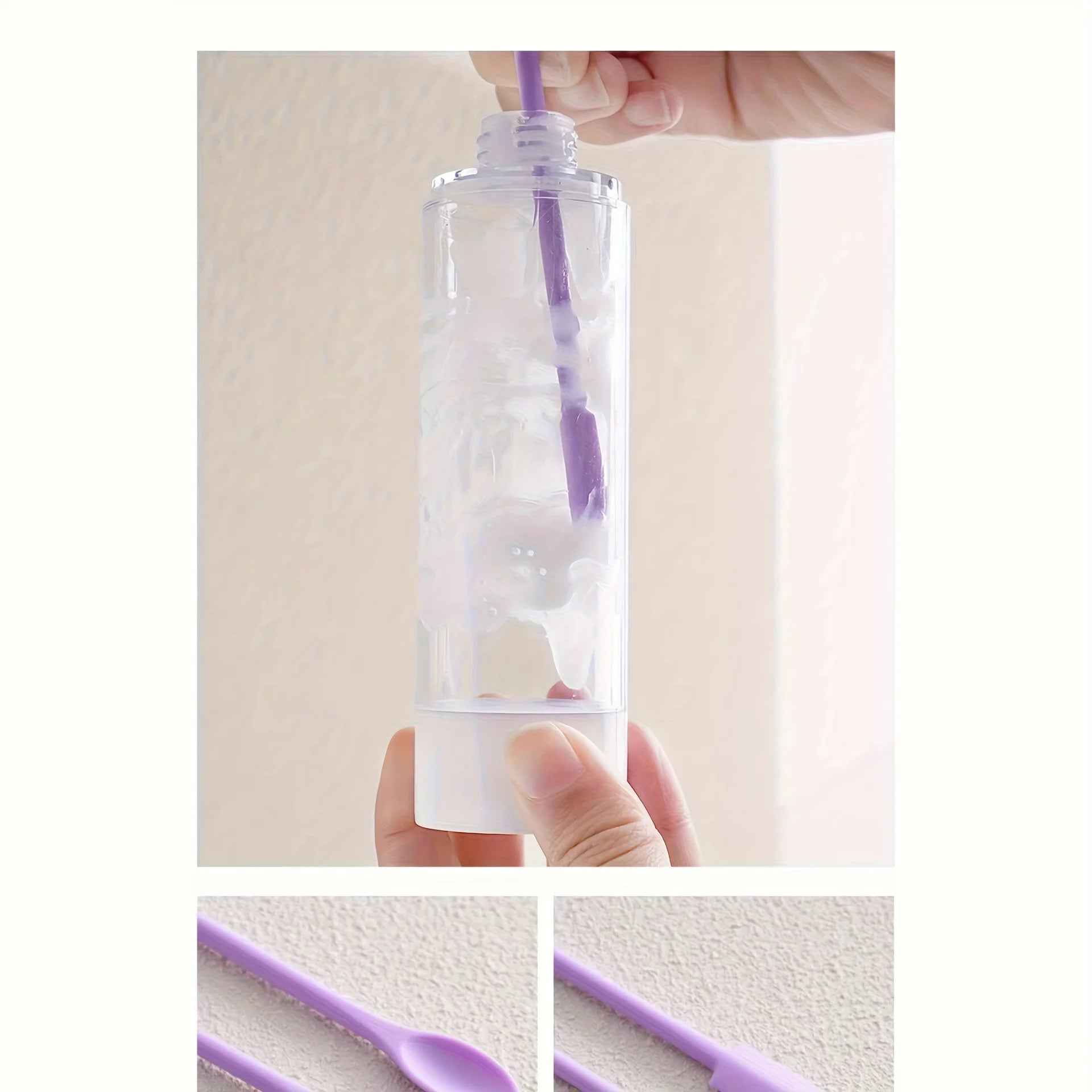 3Pcs Silicone Empty Bottle Scraper With Black Scraper, Foundation Scraper, Tiny Lotion Jar Scraper to Get Last of Makup