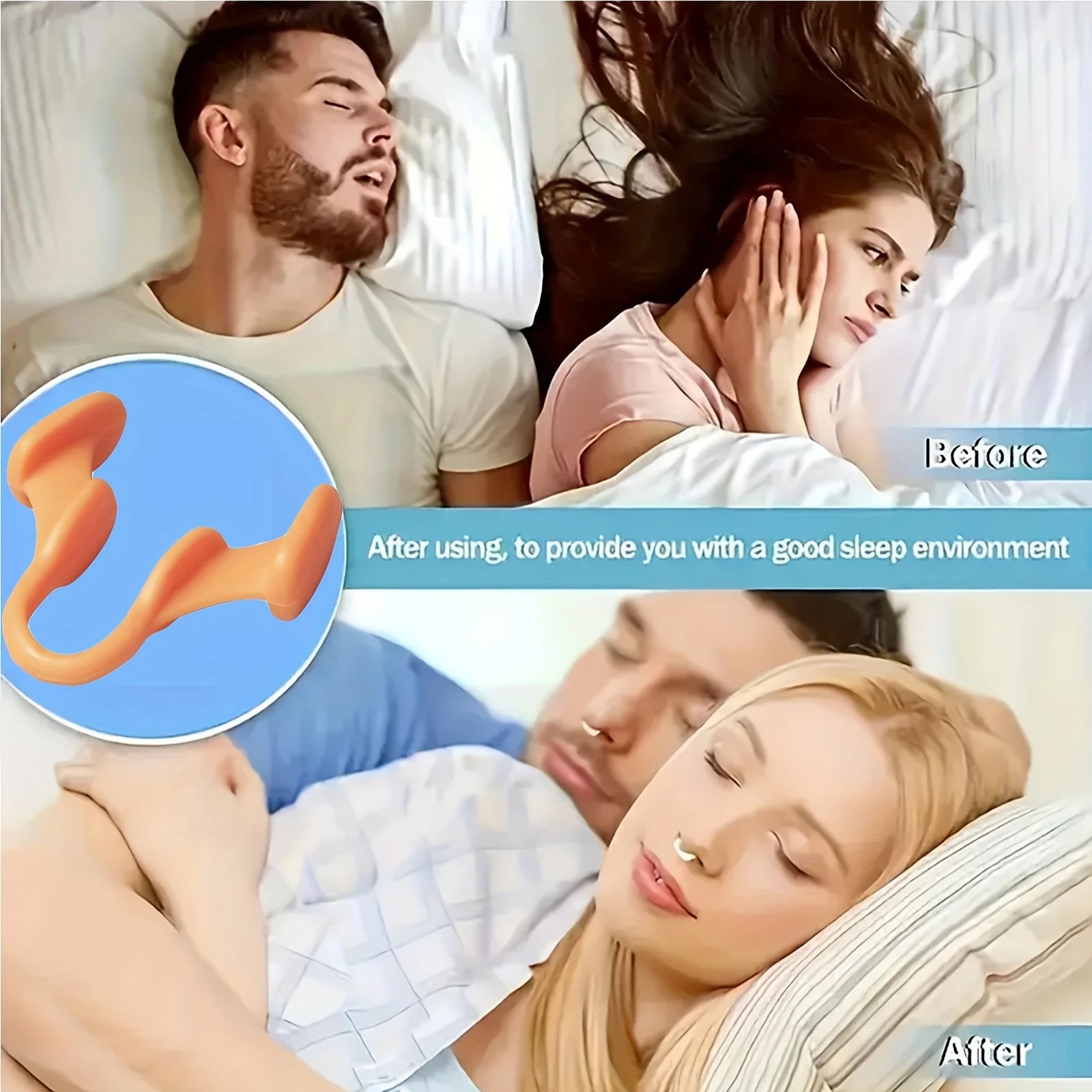 5pcs Anti-snoring Nasal Dilator, Sleep Breathing Aid, Comfortable Use, Deodorant Device, Improved Airflow and Sleep Quality,