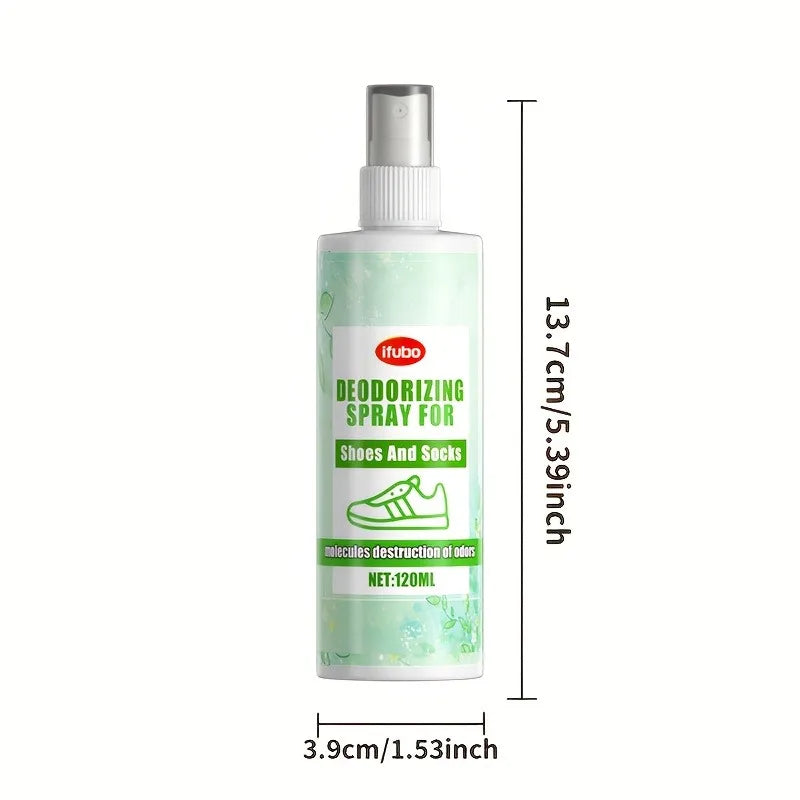 Multifunctional Shoe & Sock Deodorant Spray: Eliminates Odors in Restrooms/Kitchens/Car Interiors, Shoe Cabinet Care