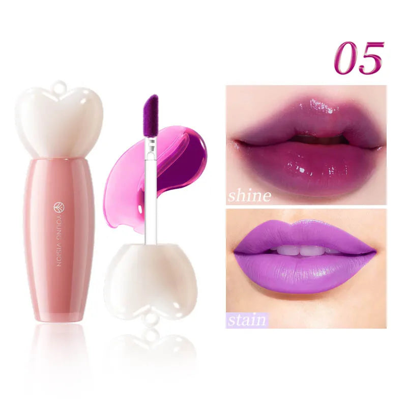Lip Dye Liquid Lip Glaze Cute Waterproof Non-Stick Liquid Lipstick 6 Colors Available