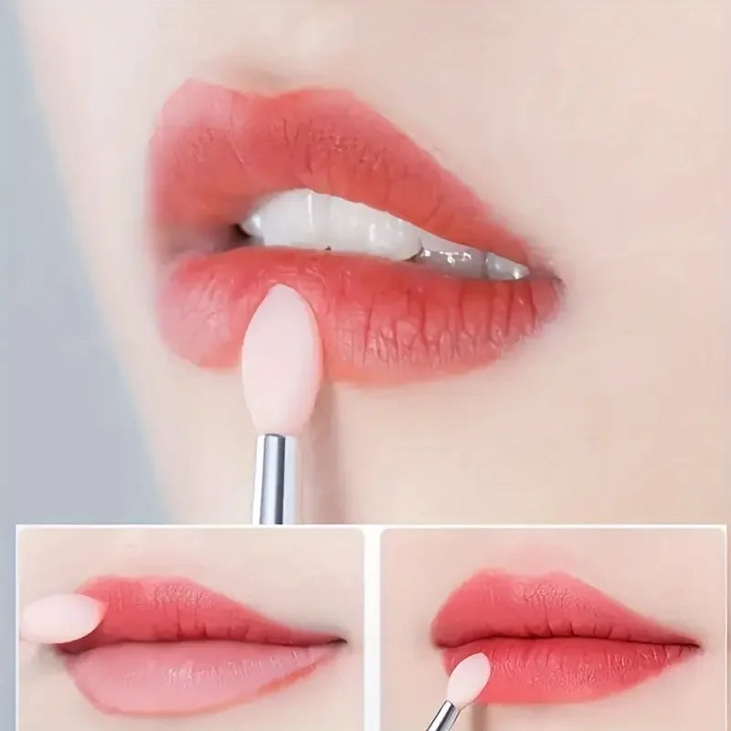 1/3/5PCS Portable Silicone Lip Brush With Cover Soft Multifunctional Lip Balm Applicator Lipstick Lipgloss Makeup Brushes