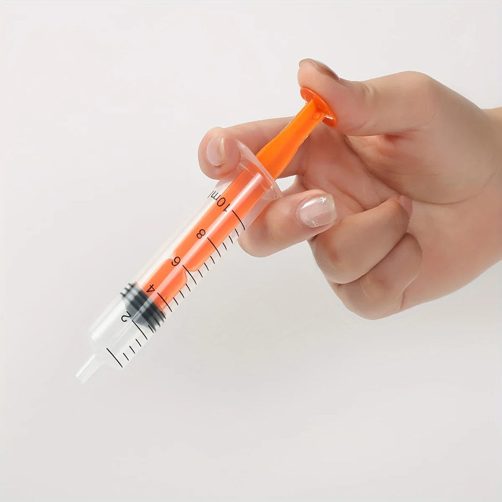 Colorful Perfume Tip Syringe Straight Drawer Tool Divine Dispensing Perfume Syringe Perfume Extractor 10ml