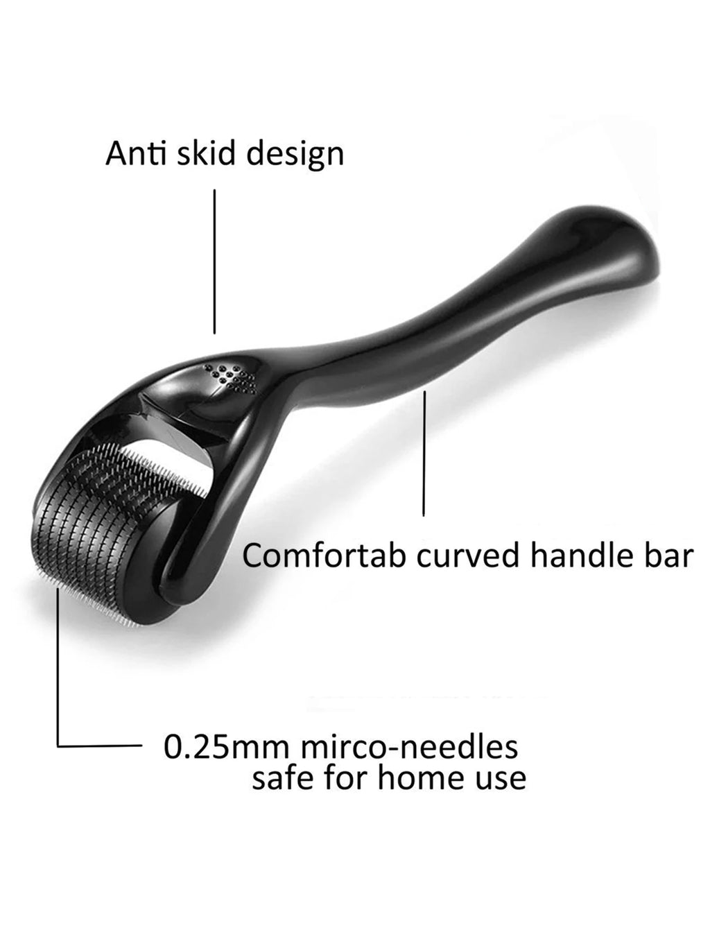 1 Pcs 540 Microneedle Rollers Dermatological Derma Micro Needles Titanium Help Hair Softens Acne Scars Skin Face Care Tool