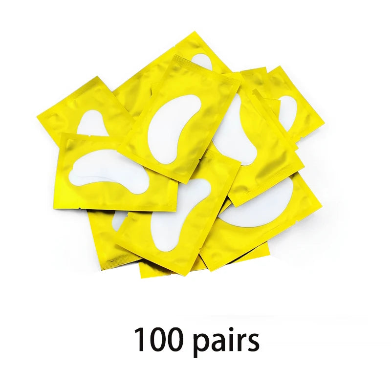 20/50/100pcs Eye Patches Eyelash Extension Under Eye Pads Makeup Eyelash Patches Tip Stickers Pads For Eyelash Extension Makeup