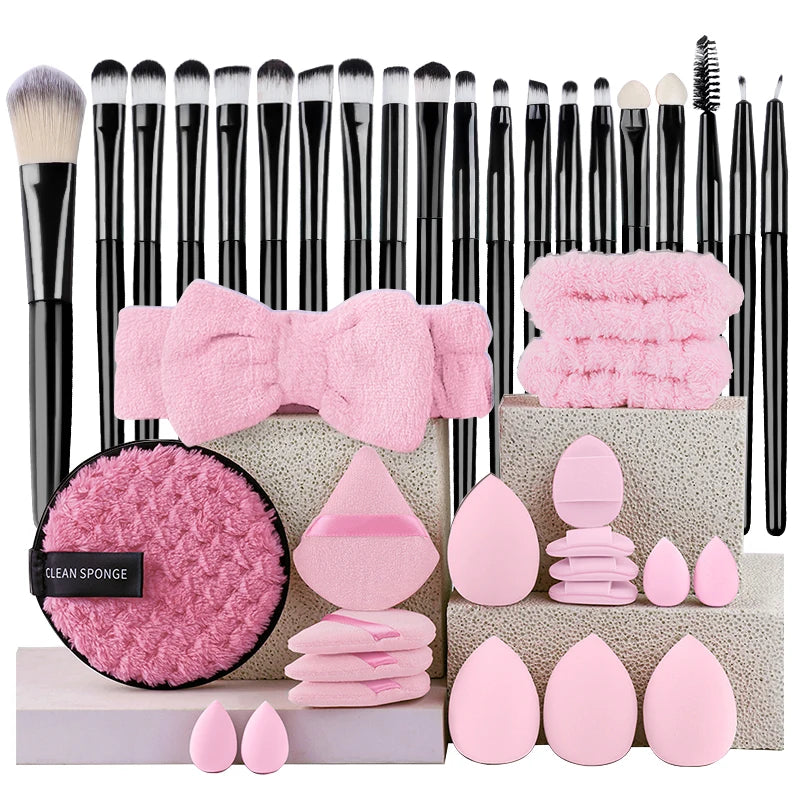 Makeup Brush Set 20Pcs Kit Soft Fluffy Eye Shadow Brushes Cosmetic Foundation Powder Highlighter Blending Beauty Tool Beginners