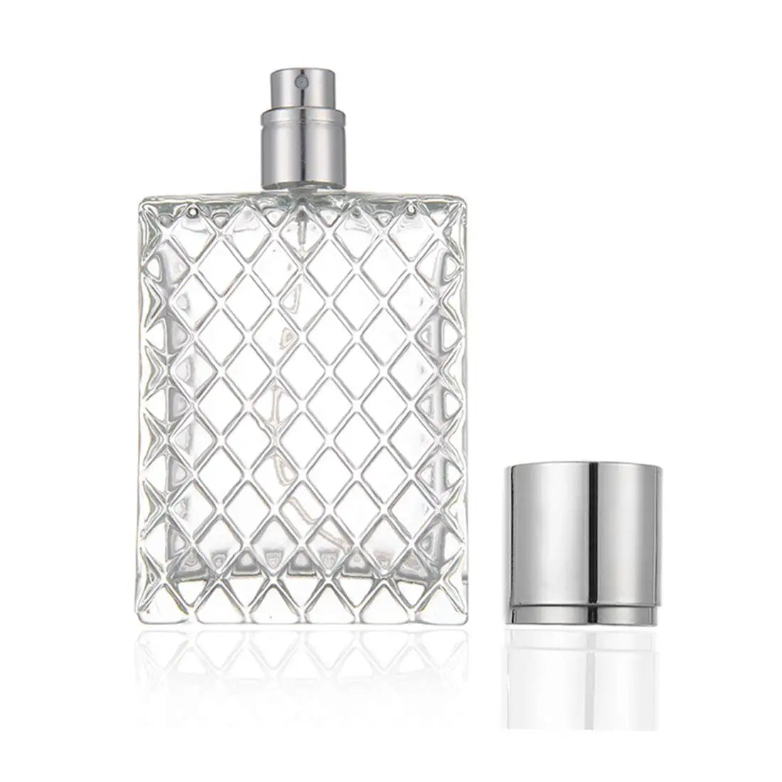 1pcs+2 Accessories 100ml Refillable Spray Perfume Bottle with 1 Spray Bottle, 1 Funnel, 1 Dispensing Tool