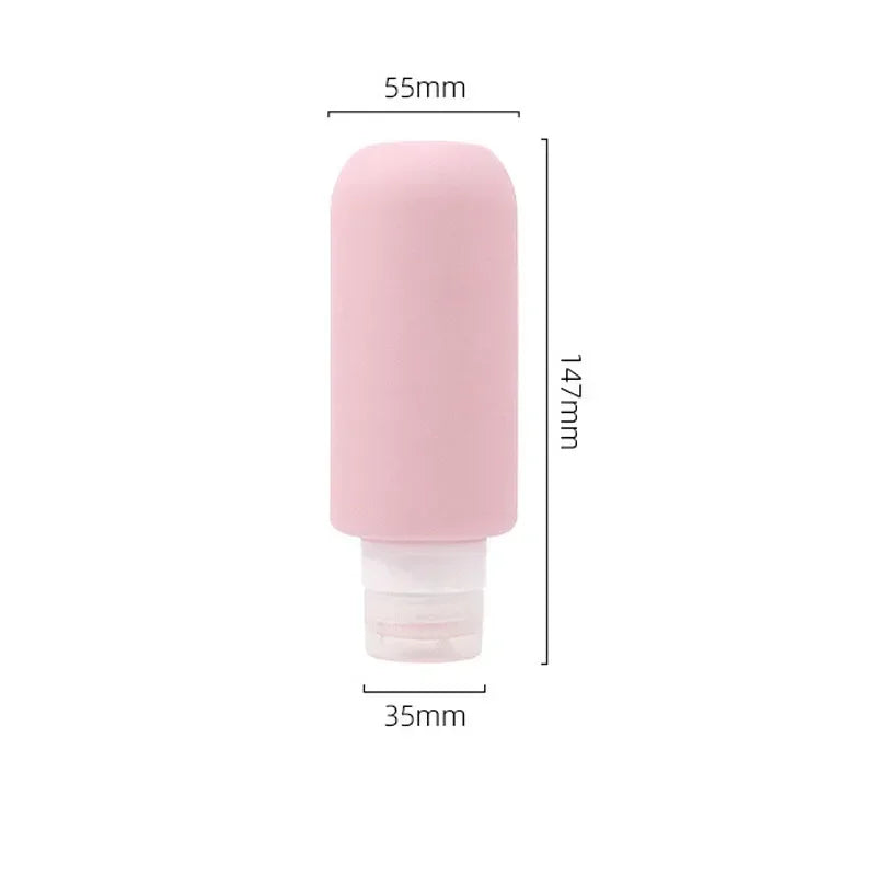 200ml Silicone Bottle Refillable Bottle Lotion Shower Gel Shampoo Container Empty Bottle Portable Travel Accessories Wholesale