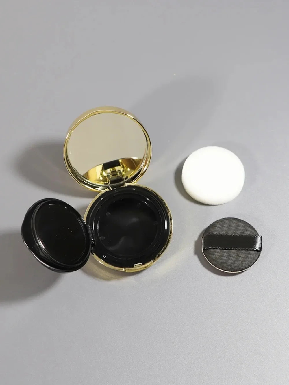Air Cushion Foundation DIY Box Mini Cute Empty Puff Box Portable Mirror for Bb Cream Cosmetic Makeup Case Container with Sponge