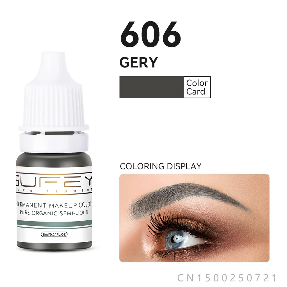 33 Colors Permanent Makeup Pigment Lip Tattoo Inks Vegan Eyebrows Microblading Pigments 8ml Body Art Ink for PMU Artists