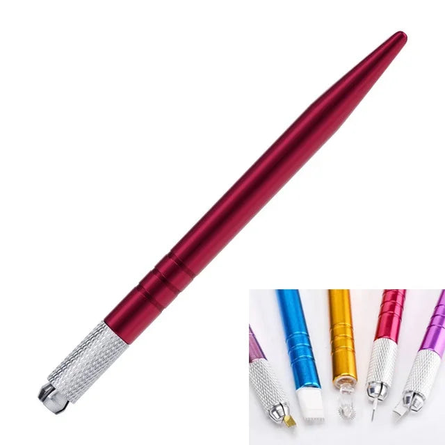1pcs Manual Tattoo Pen Permanent Makeup Machine Microblading Pen for Lip Tattoo and Eyebrow Tattoo Tebori Pen for Tattoo Artist