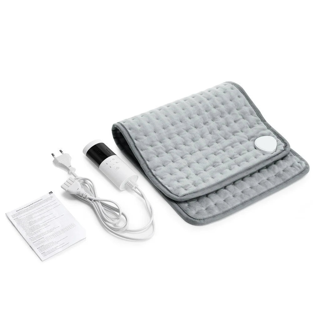 Electric Heating Massage Pad, 9 Heat Levels, Constant Temperature, 4 Modes & Timer Function, Body Warming Heating Pad for Legs,