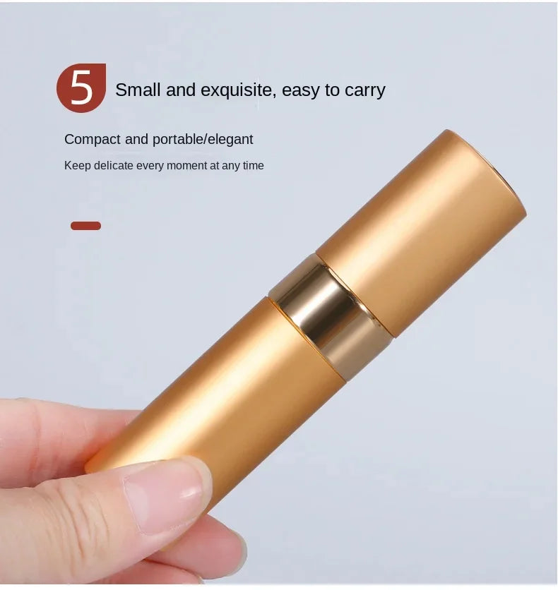 Perfume Refill Bottle 8ml Metal Aluminum Refillable Perfume Bottle Spray Bottle Portable Atomizer Perfume Travel