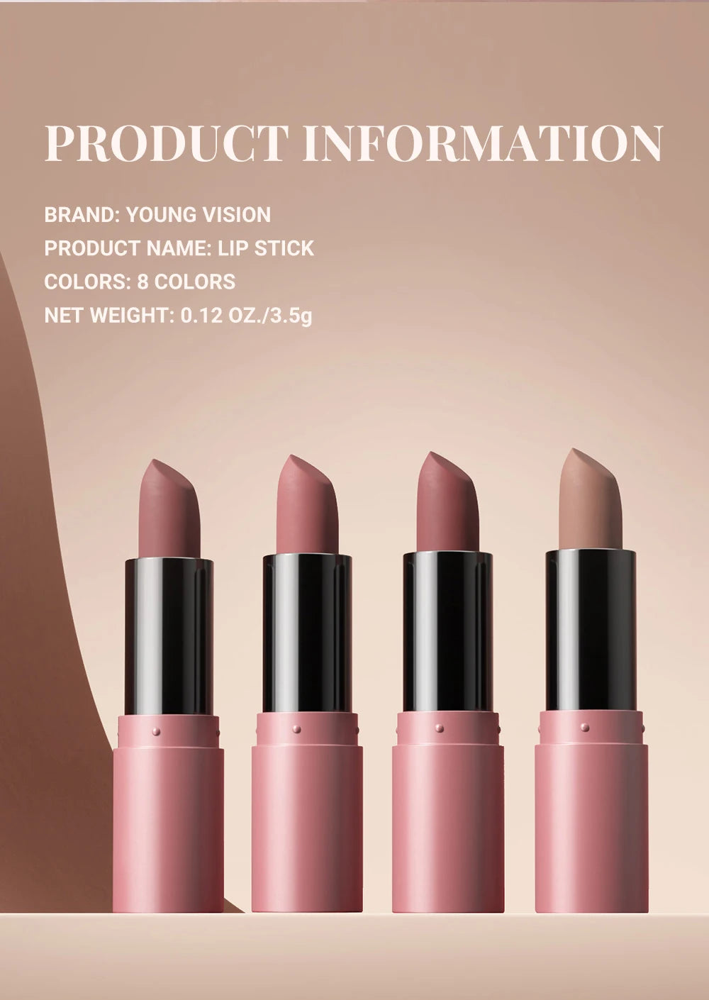 12-Color Matte Lipstick , Non-Fading, Non-Stick Cup Long-Lasting Velvet Finish, Smooth Matte Lip Color Waterproof Smudge-proof