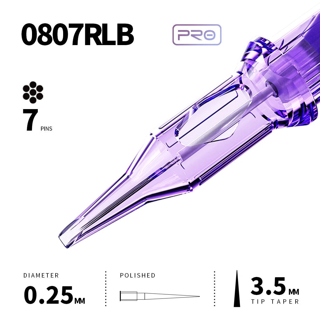 Mast Pro Tattoo Cartridge Needles PMU 1RL 3RL Precision for Tattoo Permanent Makeup Micropigmentation Eyelinver Lips Eyebrows