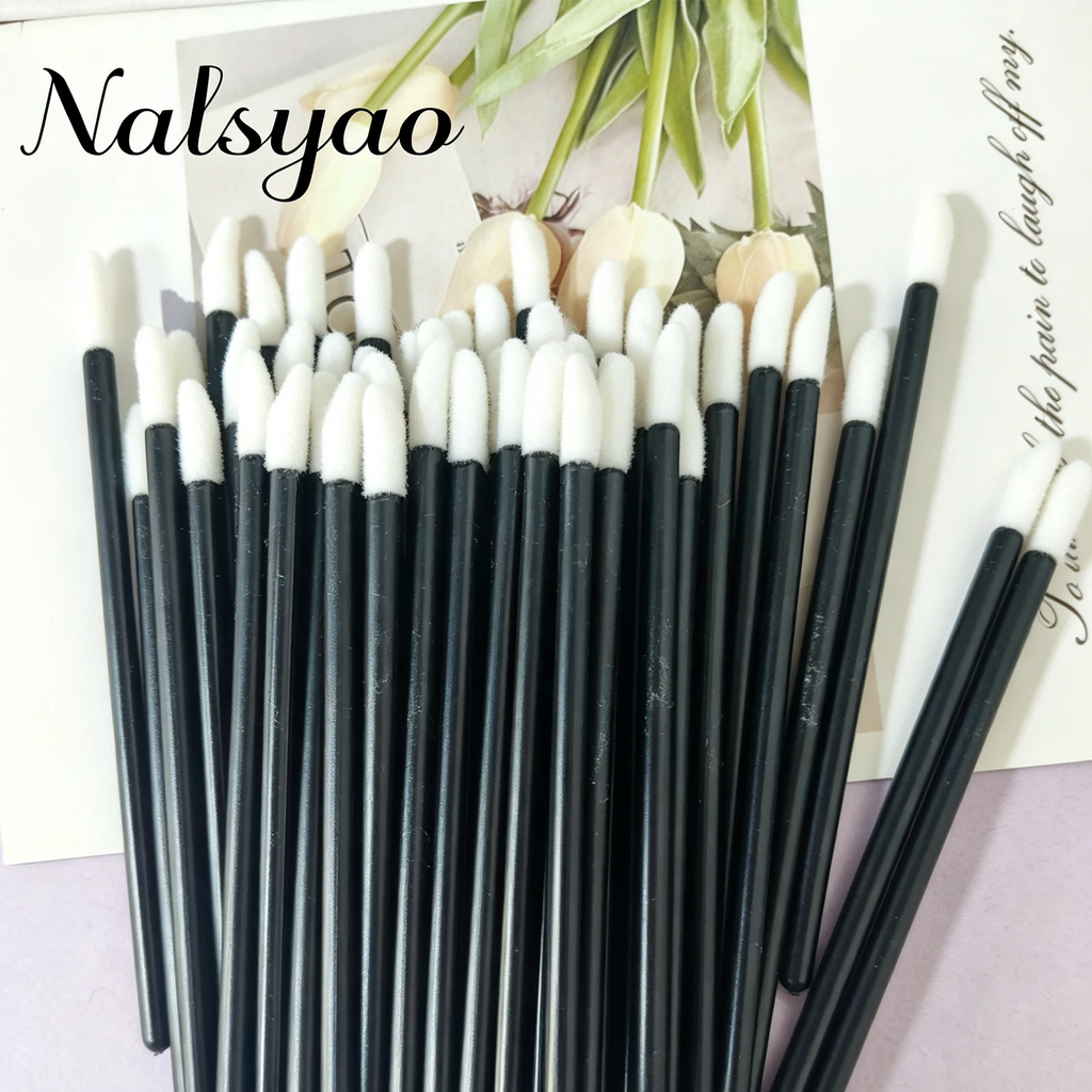 500/1000PCS Lip Wands Applicators Disposable Lip Brush Lipstick Brush Lip Gloss Applicator Wands Makeup Applicator Beauty Tools
