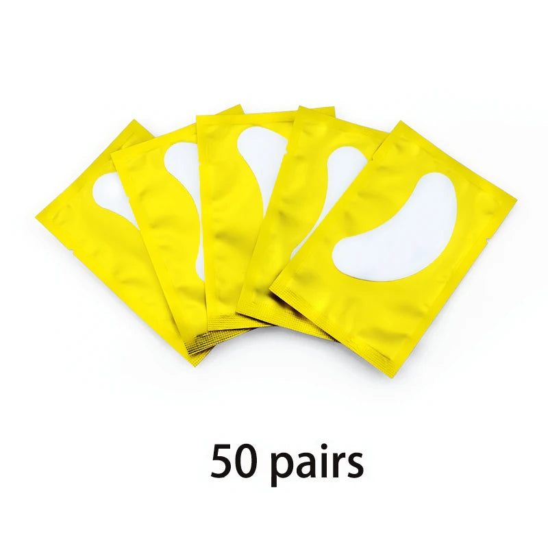 20/50/100pcs Eye Patches Eyelash Extension Under Eye Pads Makeup Eyelash Patches Tip Stickers Pads For Eyelash Extension Makeup