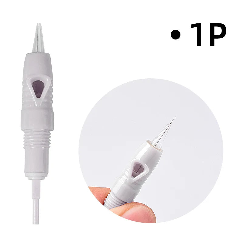 10/50/100pcs Microblading Cartridge for Charmant Liberty Permanent Makeup Eyebrow Lips Eyeliner Pen Grey Tattoo Machine Needle
