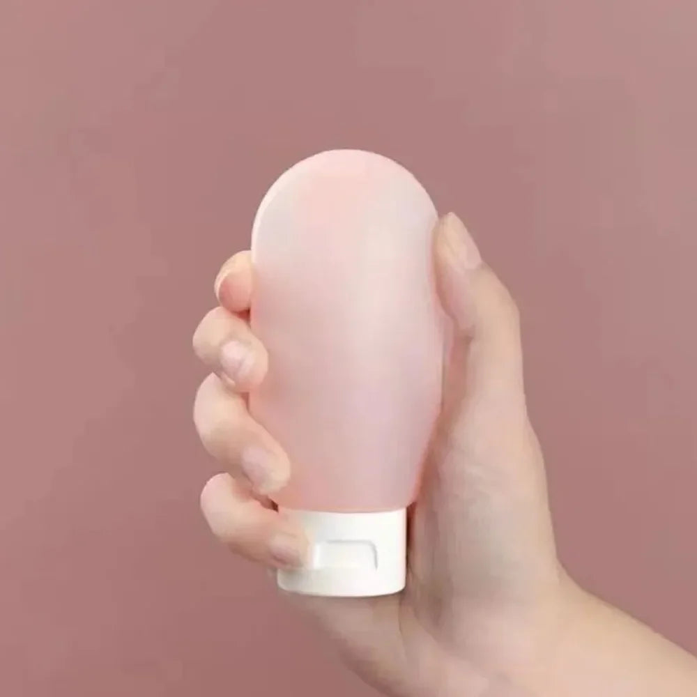 4Pcs/Set Refillable Bottle 60ml Soft Lotion Container Squeeze Tube Empty Bottle Portable Travel Shampoo Bottle