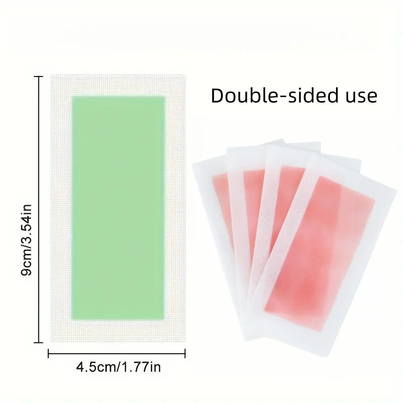 10/20/100 Pcs Depilatory Wax Strips Hair Removal Wax Paper Cold Wax Strips Paper For Face Neck Arm Leg Body Beauty Tools