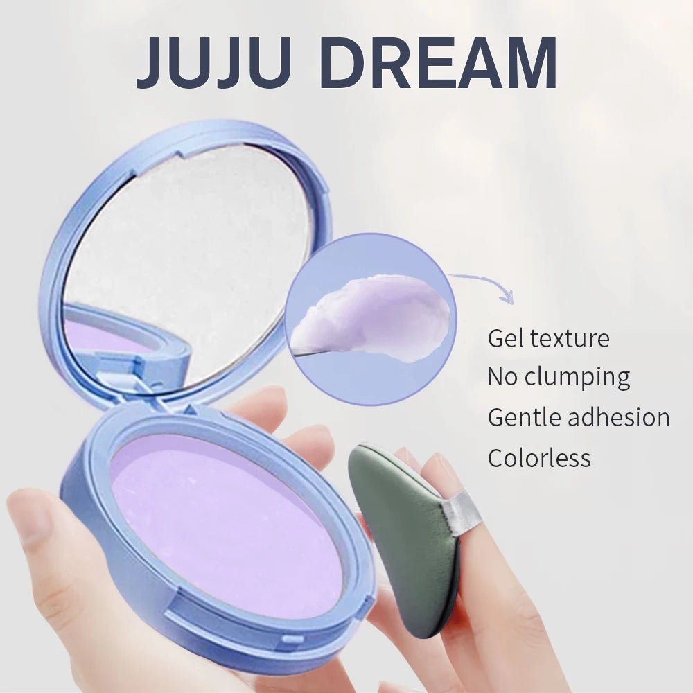 Powder-free setting cream for makeup touch-ups,waterproof and sweat-proof,long-lasting oil control,and easy-to-come-off powder