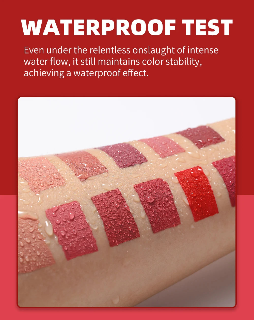 6pcs/pack lip gloss set, long-lasting non stick cup liquid lipstick velvet matte lip gloss