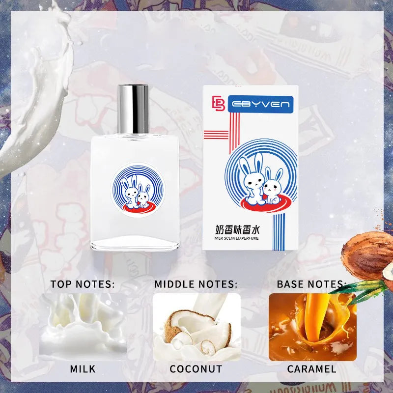 Sweet Milk Perfume Brand Long-lasting Fragrance White Rabbit Milk Candy Fragrance Fresh Light Fragrance Daily Neutral Perfume