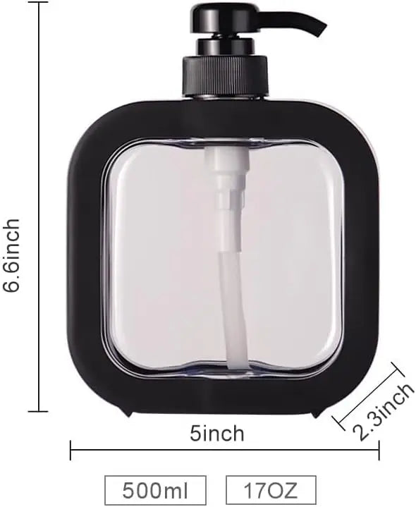 1 PC 300ml/500ml Bathroom Soap Dispenser Refillable Lotion Shampoo Shower Gel Holder Portable Travel Dispenser Empty Bath Pump