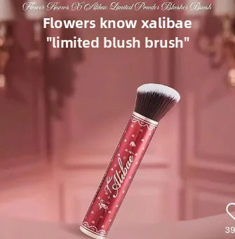 Flower Knows Shell Pearl  Series Blush Brush Wool Loose Powder Highlighter Brushes