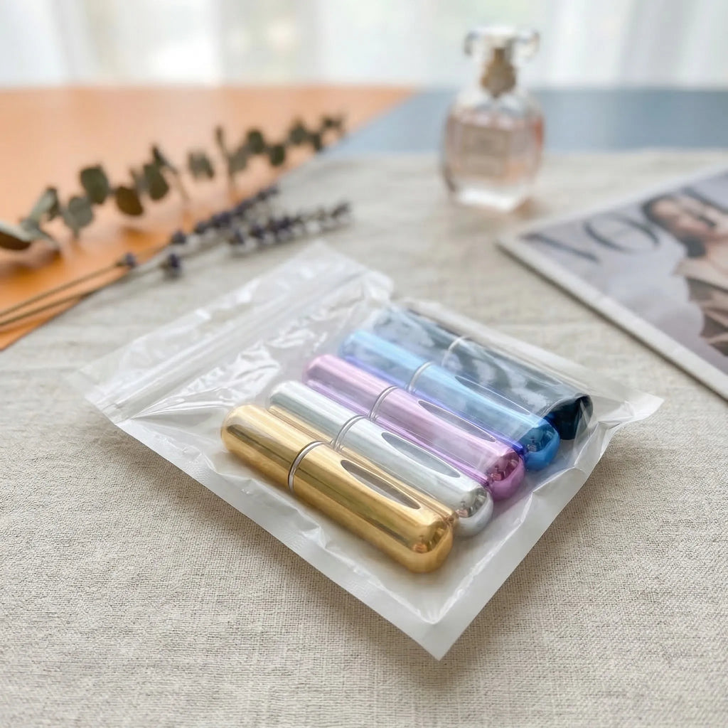 1/5Pcs Travel Perfume Bottle Refillable Portable Mini Atomizer Spray Refill Bottle Women Pocket Dispenser Cologne Sprayer 5ml