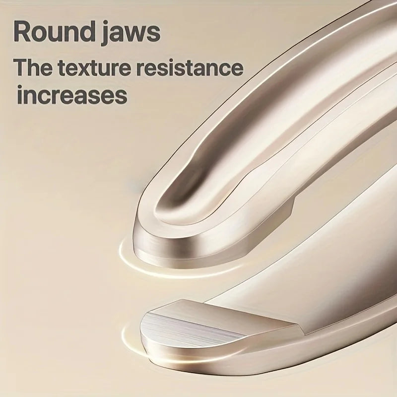 Stainless Steel Eyebrow Clips for Precision Beard and Mustache Trimming Gentle on Light Beige Round Head Tweezers